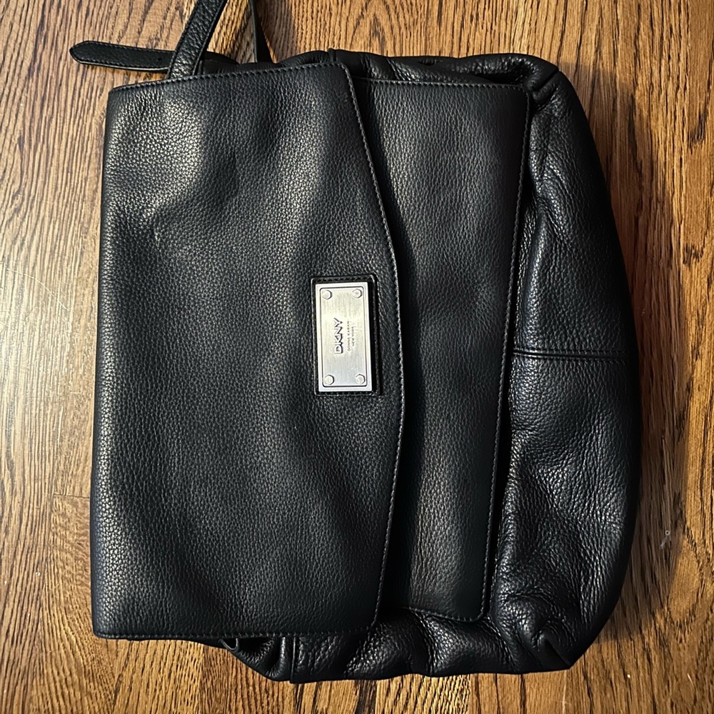 DKNY Black Leather Women's Bag